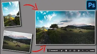 Как совместить 2 фото в Фотошопе