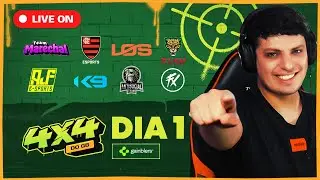 X4 DO GB12 - SEGUNDA EDIÇÃO! COM LOS, K9, FLAMENGO, TEAM MARECHAL - FREE FIRE AO VIVO!!