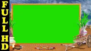 Motion Background | Pongal Frame | Green Screen Video | Green Screen Footage