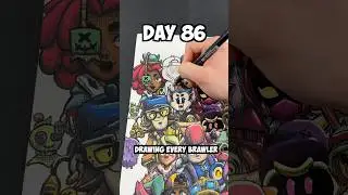 Day 86 Drawing EVERY Brawler - Shade🤯 