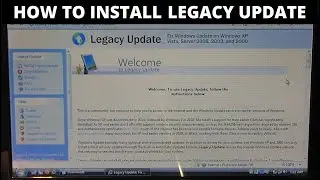Download updates to old versions of Windows using Legacy Update