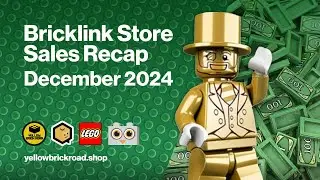 Bricklink Store Sales Recap, December 2024 - LEGO Bricklink Seller