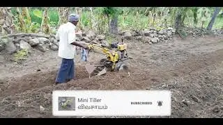 Power weeder Ridger attachments Row Making Part 2 (கரும்பு காடு பார் பிடித்தல்) I Gobichettipalayam
