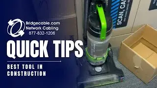 Best tool in construction? How to keep a clean site? Call 877-832-1206 BridgeCable.com