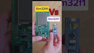 Stm32f4 Vs Stm32f1. #stm32 #electronic