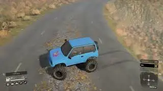 Snowrunner The E470 Spot in a tracker (on PS4)
