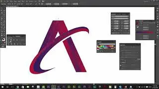 How to Make a Letter Logo In illustrator ! illustrator Tutorial