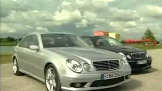 ТЕСТ BMW M5 vs BMW Alpina vs MB E55 AMG vs MB Brabus V12