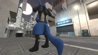 (Erafarty) Lucario's gassy balloon butt!