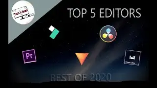 5 Free video editing software for pc - free download in 2020 || Tech Nish (தமிழ்)