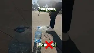 Man hasn’t drank water in 2 years! Takes first sip [PART 1]  #hydrate #alkalinewater #drinkwater