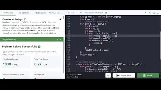 GFG | Problem of the Day : Queries on Strings