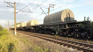 ВЛ80С-701 с поездом ОЯТ