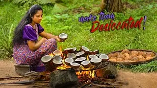 Well dried coconuts are must when making Desiccated Coconut and sweets & sambols | Traditional Me