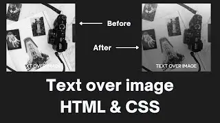HTML & CSS - Text over image