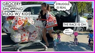 MAGKANO ANG BUDGET SA PAGKAIN? | NAGGROCERY KASAMA ANG MGA KIDS