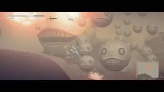 NieR:Automata Ending Y Emil boss fight