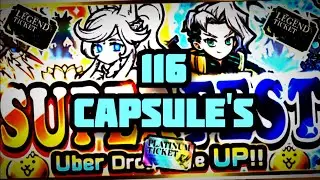 OPENING 116 CAPSULES 2 LEGENDARY AND 1 PLATINUM TICKET!!! (The Battle Cats) / Not Gao Again