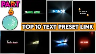 New Text Preset download link 2021 | Top 10 New Text Preset Download link 2021 | New Preset link