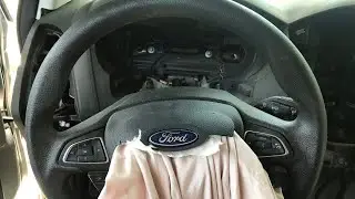 Подушка руля Ford Focus 2011 - 2018 США Как снять подушку руля и руль ?