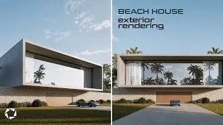 🏠 TUTORIAL: RENDER EXTERIOR | BEACH HOUSE