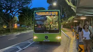 SMRT Buses Mercedes-Benz OC500LE (Batch 2) SMB125J on Service 970