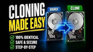 How to clone a hard drive - EASY step by step walk-thru!