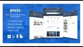 Spaces - Coworking Listings Template | Themeforest Templates