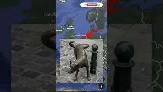 Het Zinneke in Google Earth and Google maps 