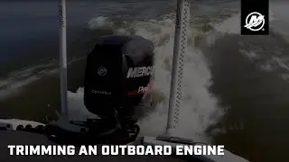 Trimming an Outboard Engine