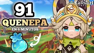 Todas las 91 QUENEPAS EN 6 MINUTOS | RUTA FACIL | Kachina | Genshin Impact 5.0💥