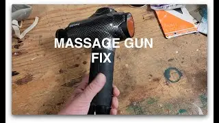 Repair Percussion Massage Gun DDVWU | Replace Old Battery with Wired Power Supply | Cheap DIY FIX