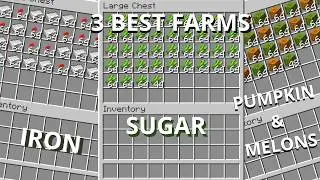 3 INSANE AUTO FARMS in Minecraft!