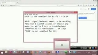 DHCP is not enabled for Wi-Fi in Windows 7, 8 & 10 - Fix it
