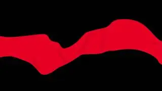Animated Red Ribbon Overlay. Video Star Overlay.