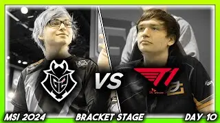 AMERICAN JAX (MSI 2024 CoStreams | Bracket Stage | Day 10: G2 vs T1)