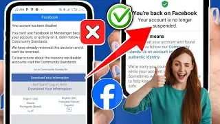 Как восстановить навсегда отключённый аккаунт Facebook (2025) | Восстановление отключённого а..