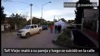 Tafí Viejo: mató a su pareja en plena calle y luego se suicidó