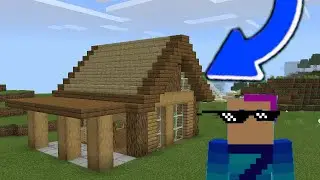Как Построить Красивый Дом В Майнкрафт 😄!#shorts