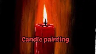 Candle Painting| Easy Candle Painting