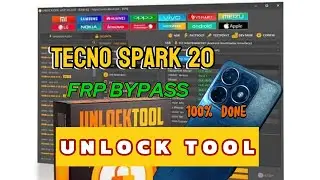 Tecno Spark 20 ( KJ5 ) Frp Bypass Meta Mode Unlock Tool 100% Done 
