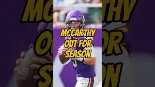 JJ McCarthy is going to be out for the season
