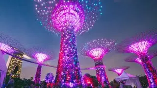GARDEN RHAPSODY | Gardens By The Bay Singapore Light Show #GardenRhapsody