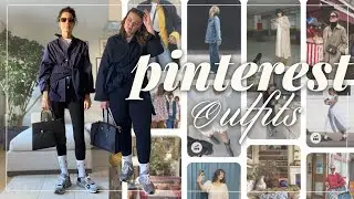 recreating outfits from my pinterest boards!