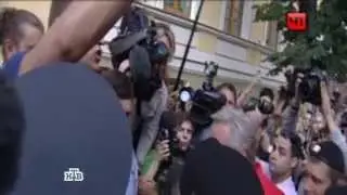Видео задержания Навального: Москвичи чуть не избили ОМОН