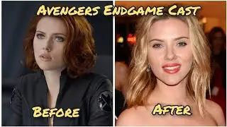 Avengers Endgame Cast Before Vs After
