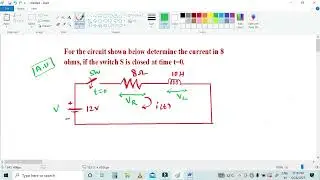 RL SERIES TRANSIENT RESPONSE BASED PROBLEM