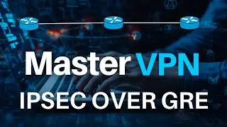 IPSec over GRE Full Lab | Secure GRE Tunnel with EIGRP | Cisco Networking