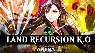 The MOST DANGEROUS Landfall Deck is SHAKING The META - MTG Arena Standard Ranked - Mono Green Tifa