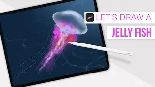 How to Draw a Jellyfish in Procreate